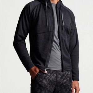 Peter Millar Charcoal Hooded Jacket